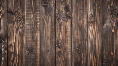 Close-Up of Weathered Dark Vertical Wood Planks for Rustic and Natural Design Projects