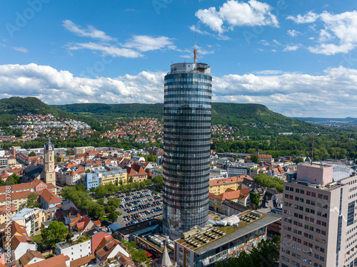 Jentower in Jena in Thuringia in Germany | Jentower in Jena in Thüringen