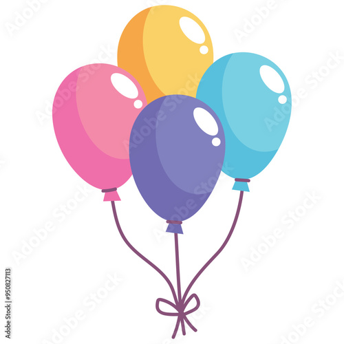 birthday party balloons decoration