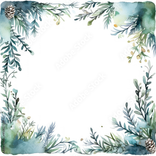 Frame of flowers