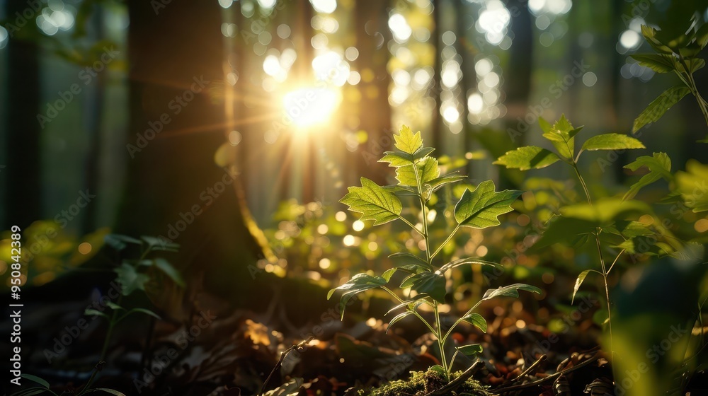 Sunlit forest with tall trees, serene and inviting, Nature, Soft greens, Photograph, Woodland beauty Sunlit forest with tall trees, serene and inviting, Nature, Soft greens, Photograph, Woodland beauty