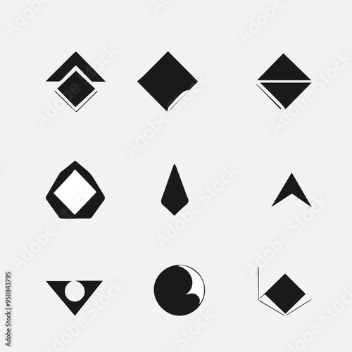 Free Download Logos Set design icon template modern Line Art Design Concepts Idea Vector Abstract Illustration - GFXLoad