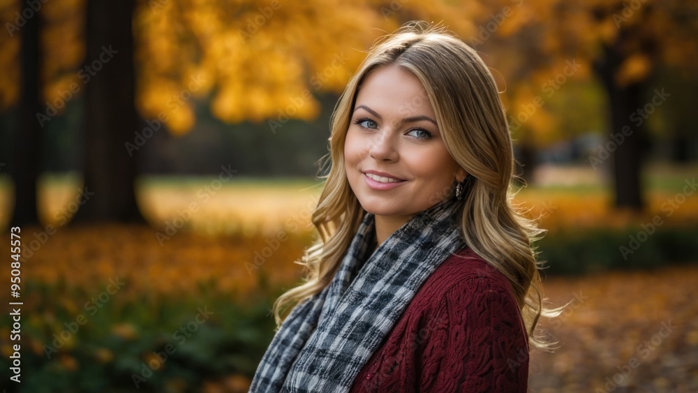 Embracing Autumn: A Portrait of Serenity Amongst Golden Leaves Embracing Autumn: A Portrait of Serenity Amongst Golden Leaves