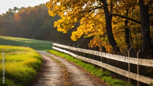 Autumn Harmony: A Stroll Down Nature's Vibrant Pathway