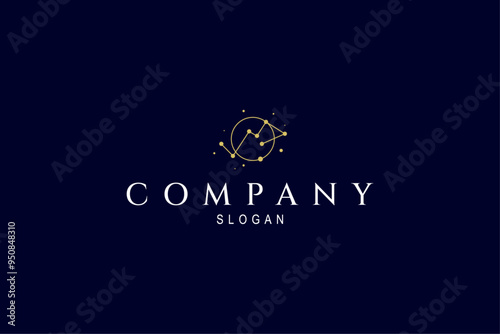 constellation logo in circle shape