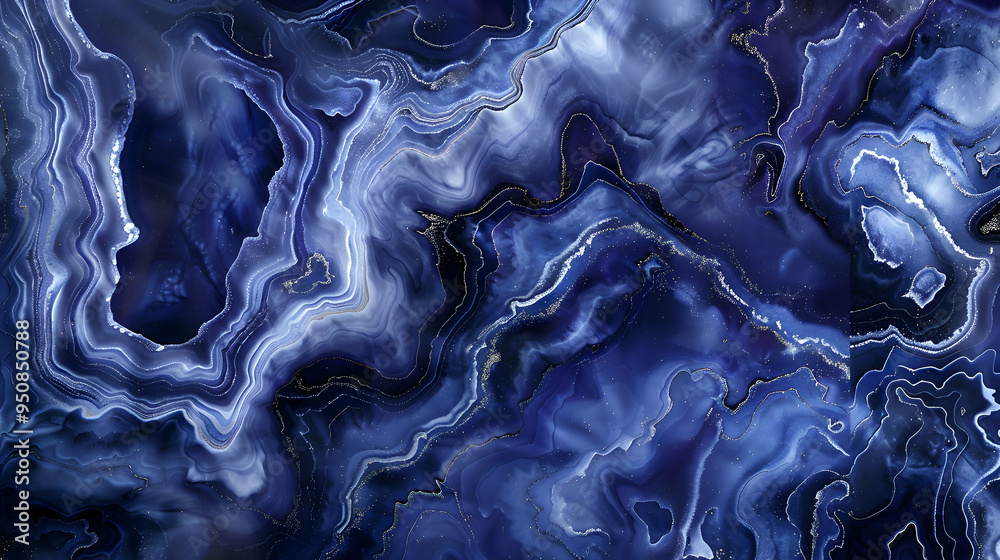 Obraz premium Vibrant indigo color marble background, deep and modern