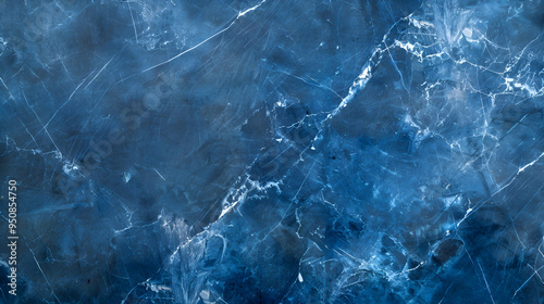 Vibrant royal blue color marble background, deep and clean