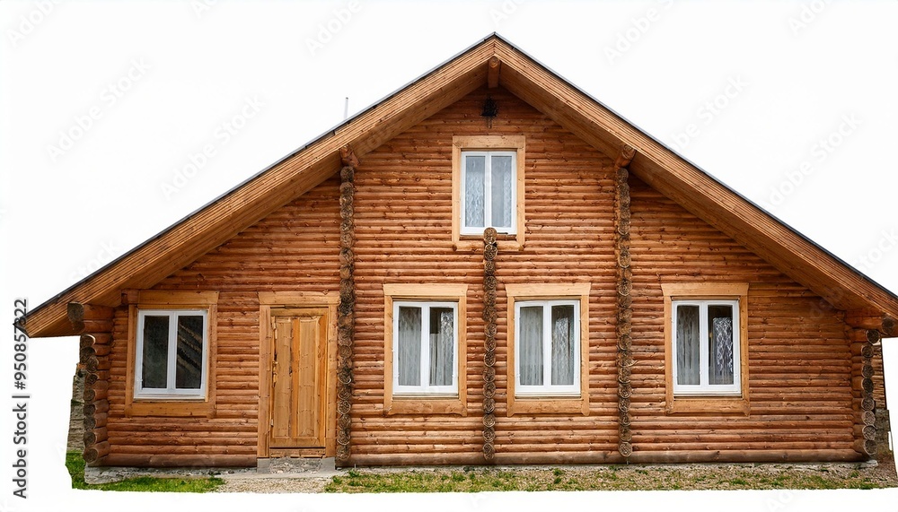 wooden house isolated on white wooden house isolated on white