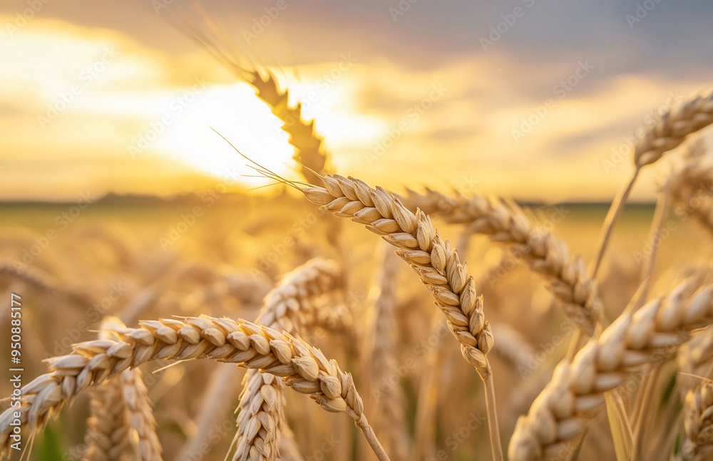 harvest wheat. Harvest Time, Gold wheat field at sunset. Ears wheat, Rich Harvest Concept. Farm Harvest Season, Crop Harvest, Agriculture harvest wheat. Harvest Time, Gold wheat field at sunset. Ears wheat, Rich Harvest Concept. Farm Harvest Season, Crop Harvest, Agriculture
