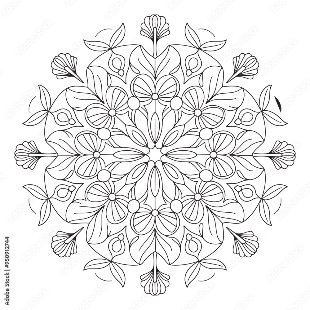 vector floral background and mandala art design vector floral background and mandala art design