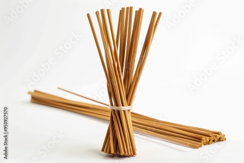 Air freshener sticks on white background