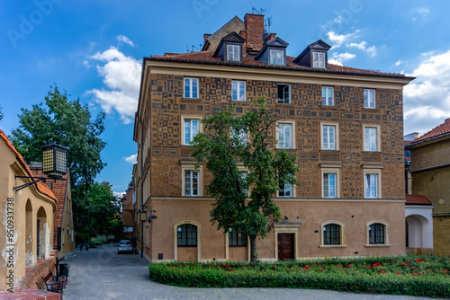 Vibrant Streets of Old Town Warsaw, Poland, July, 2024. photo