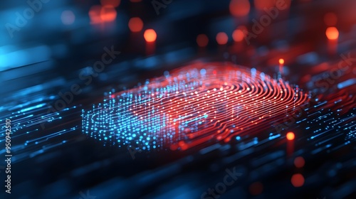 A digital voiceprint with AI circuits in double exposure, representing voice recognition technology.--style raw