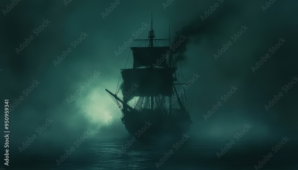 The Ghostly Ship: A Haunting Voyage Through the Mist The Ghostly Ship: A Haunting Voyage Through the Mist