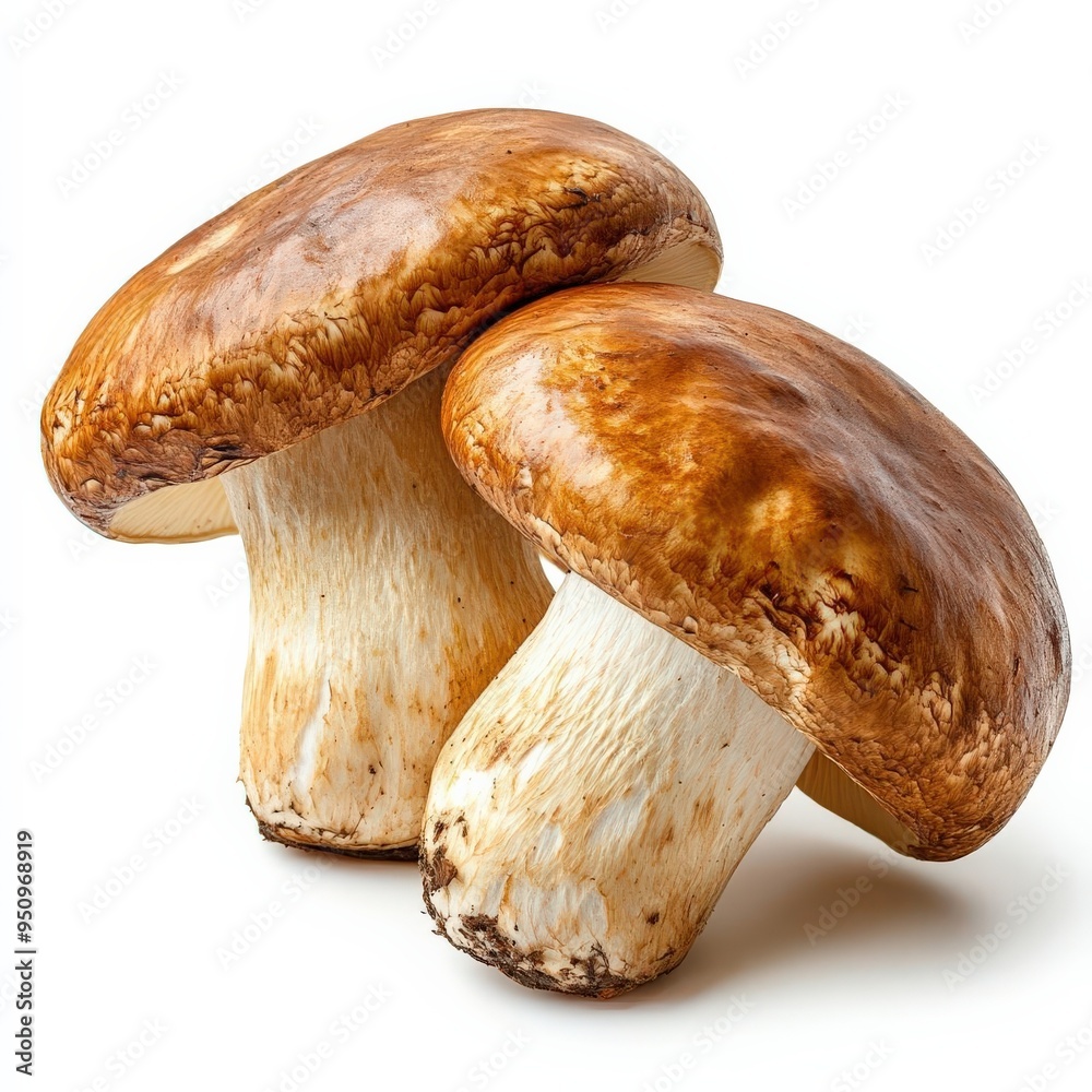 photo of Porcini , isolated on white background, no shadow photo of Porcini , isolated on white background, no shadow