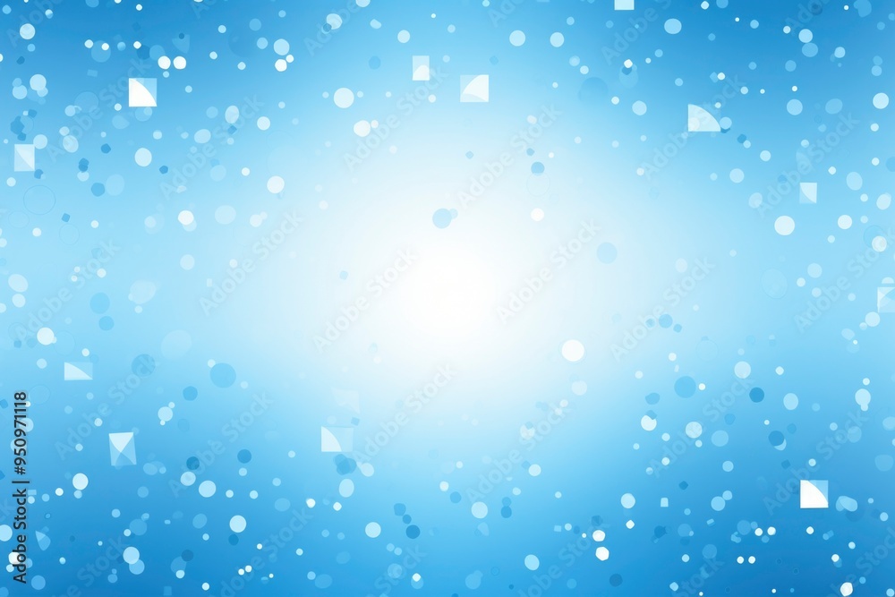 Obraz premium simple geometry frame in light blue color