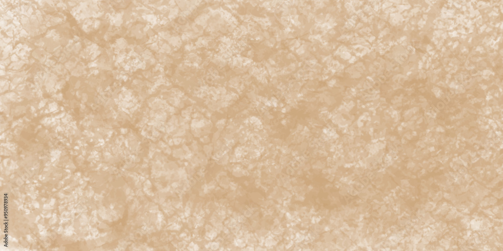 Abstract brown grunge texture concrete wall fragment with scratches and cracks background, grunge watercolor texture with light brown and white rustic streaks and smudge on the design element.