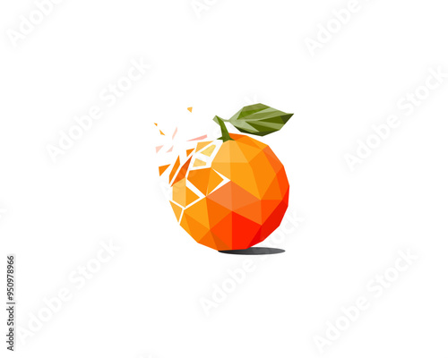 polygon orang e fruit.eps