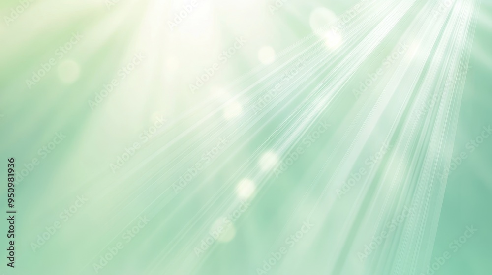 Serene Radiance: A Tranquil Soft Green Nature Background Serene Radiance: A Tranquil Soft Green Nature Background