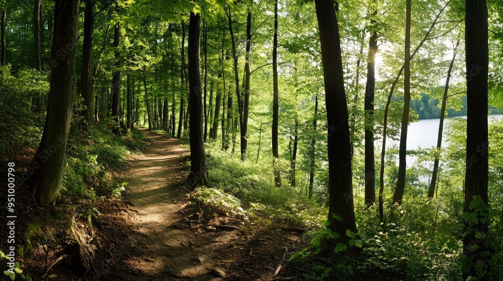 Fototapeta premium trail in the forest