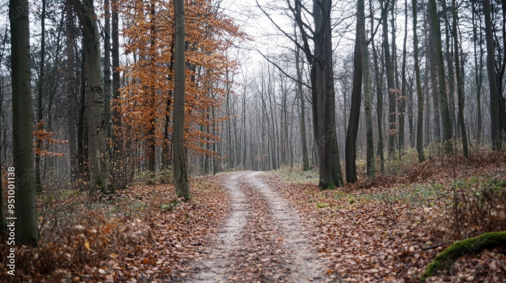 Obraz premium trail in the forest