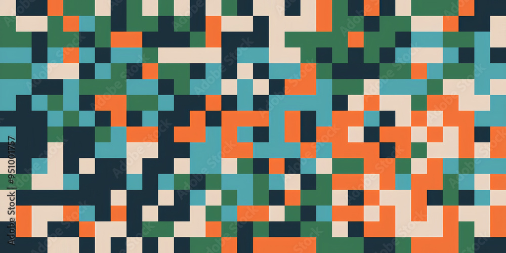 Abstract pixel art background in a vibrant color palette. Perfect for digital design projects, branding, and social media. Abstract pixel art background in a vibrant color palette. Perfect for digital design projects, branding, and social media.