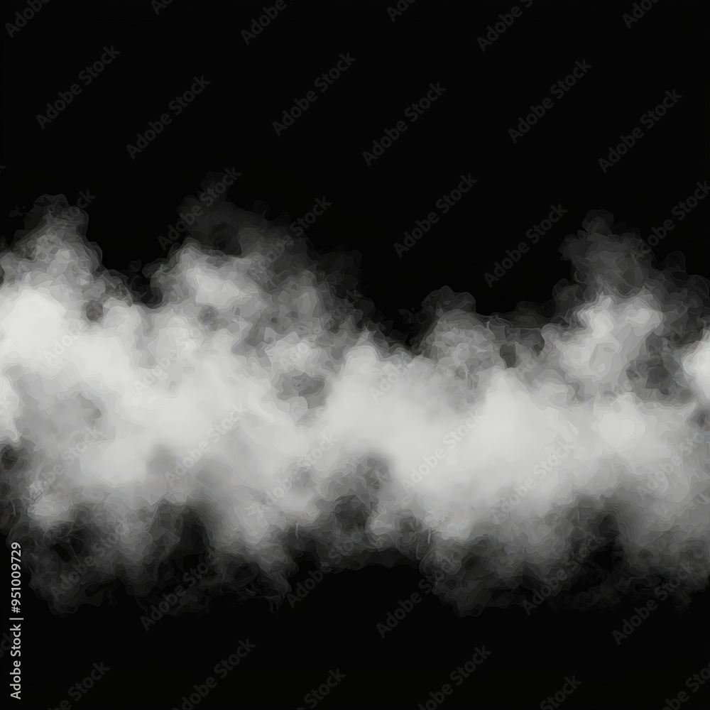 Abstract white smoke on black Abstract white smoke on black