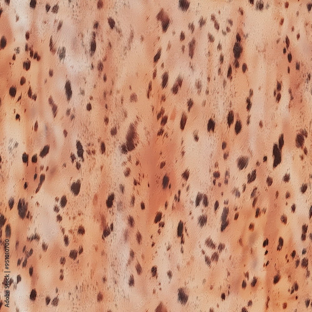 Close-up of a brown animal print. Close-up of a brown animal print.