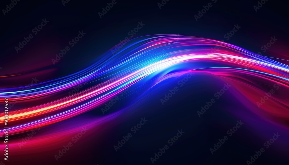 Abstract blue and red lights Abstract blue and red lights