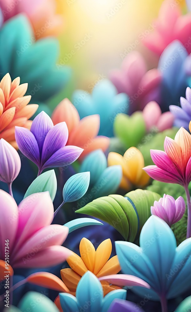 Fototapeta premium flowers in the garden