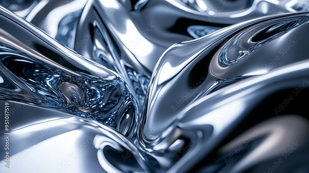 Metallic Abstract 3D Shapes: Futuristic Design in 16:9 Aspect Ratio Metallic Abstract 3D Shapes: Futuristic Design in 16:9 Aspect Ratio