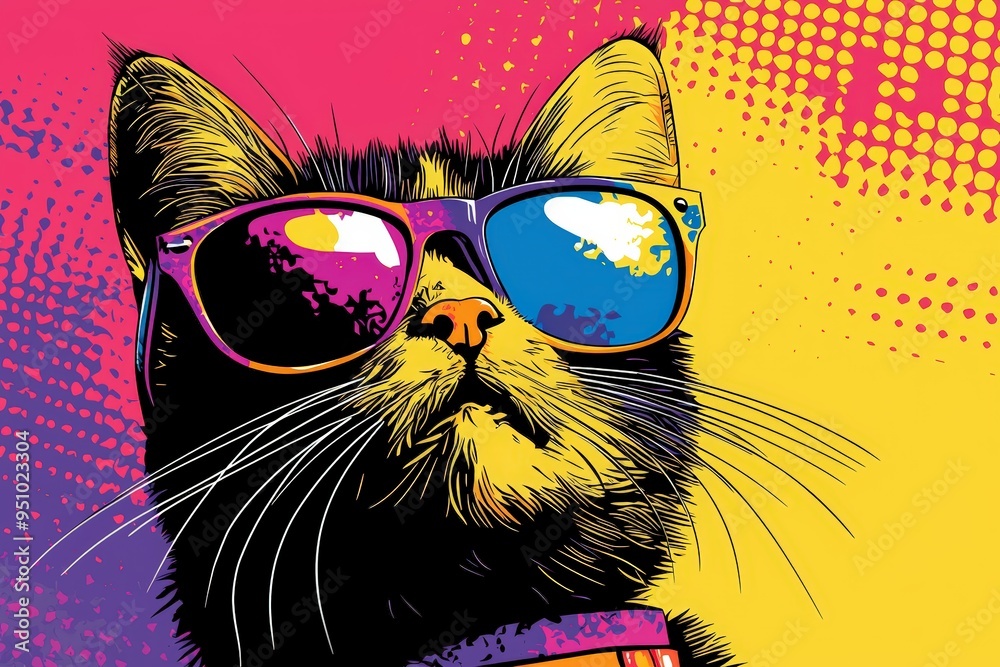 Cool cat wearing shades Cool cat wearing shades