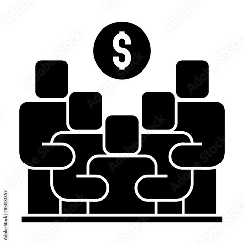 social family gathering Solid icon