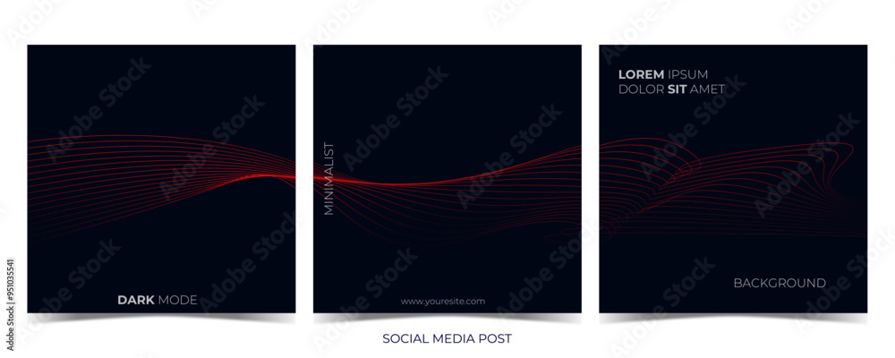 Fototapeta premium SOCIAL MEDIA POST 22 WITH MINIMALIST DARK THEME BACKGROUND VERSATILE FOR ALL PLATFORMS