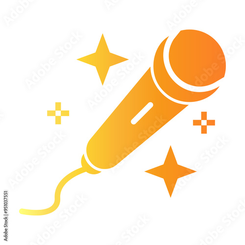 family karaoke Gradient icon