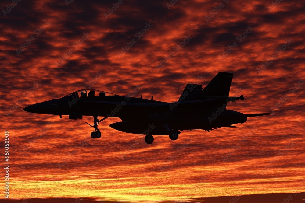 Sunset Fighter Jet Sunset Fighter Jet