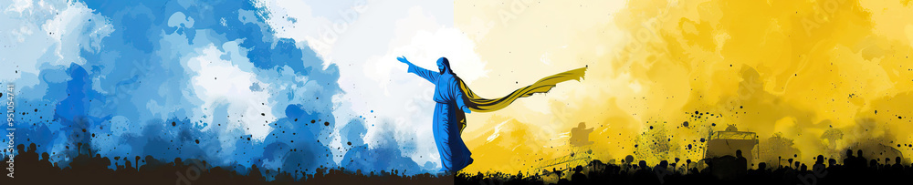 Jesus in Blue and Yellow: A Hopeful Combination for Christian Faith Jesus in Blue and Yellow: A Hopeful Combination for Christian Faith