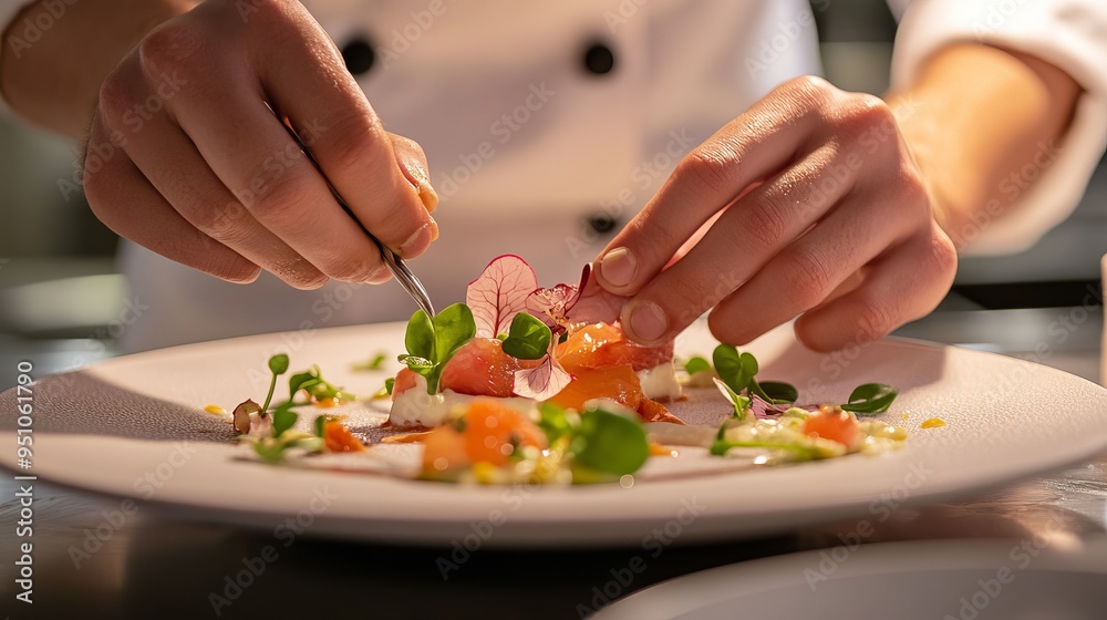 ## Chef's Art: Plating a Culinary Masterpiece with Precision ## Chef's Art: Plating a Culinary Masterpiece with Precision