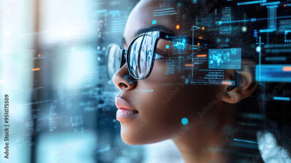 A student using AI-based software to receive personalized feedback on assignments, demonstrating the impact of technology on education. A student using AI-based software to receive personalized feedback on assignments, demonstrating the impact of technology on education.