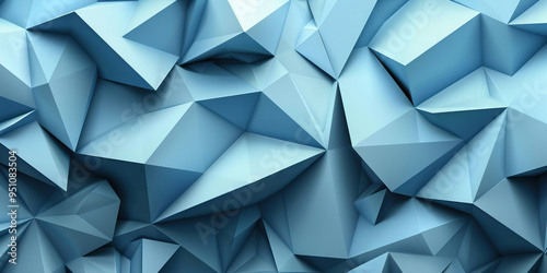 An abstract background of geometric shapes in shades of blue and gray, suitable for presentations on management strategies.