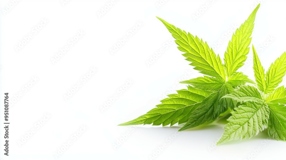 A leafy green plant with a white background A leafy green plant with a white background