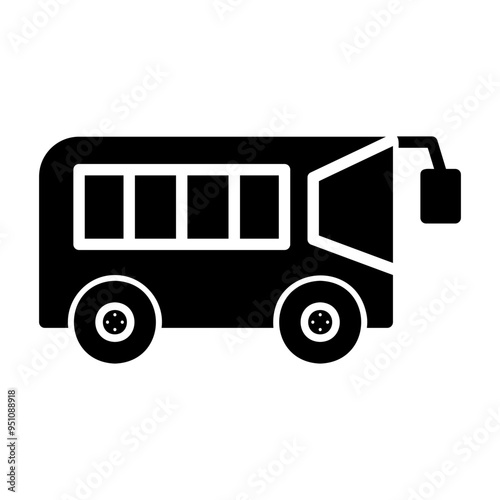 public bus Solid icon