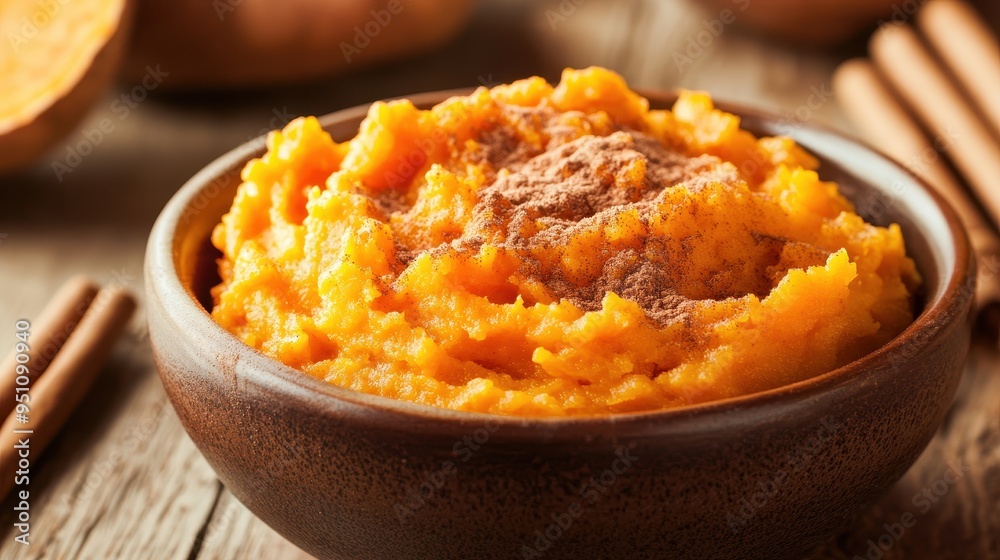 Delectable Pumpkin Puree: Autumn Delight on a Plate Delectable Pumpkin Puree: Autumn Delight on a Plate
