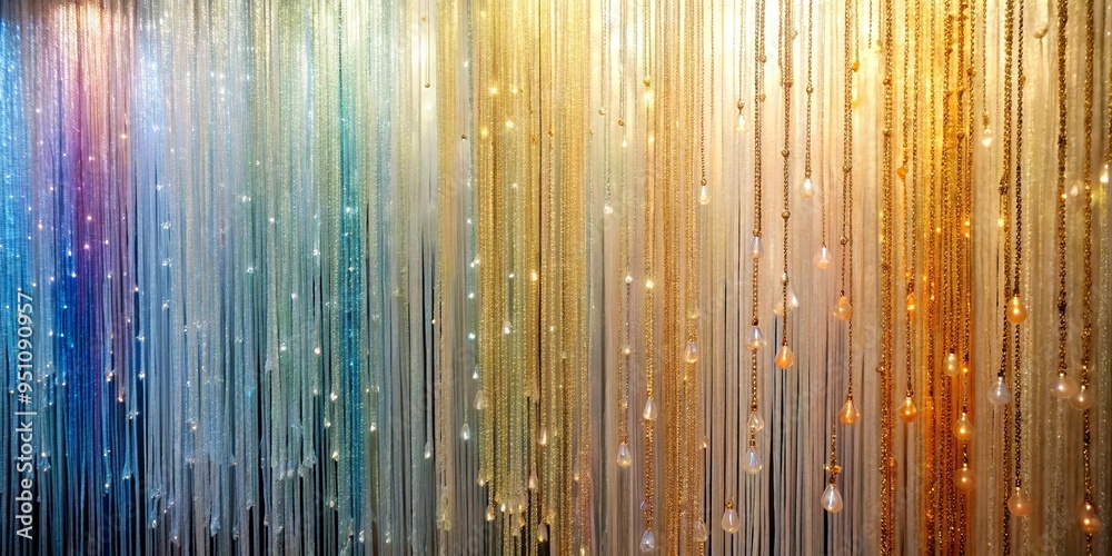 Ethereal and shimmering silk threads creating a dreamlike tapestry Ethereal and shimmering silk threads creating a dreamlike tapestry