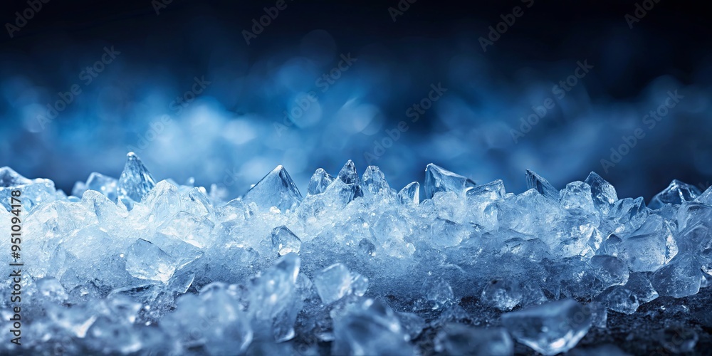 Ice texture background with frosty surface on dark backdrop Ice texture background with frosty surface on dark backdrop