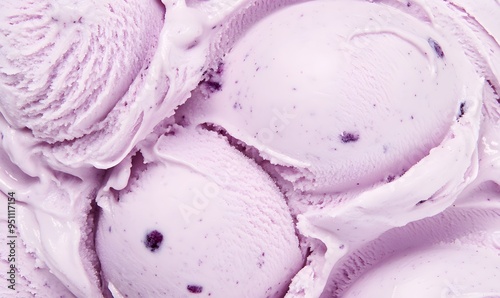 Wallpaper Mural creamy blueberry ice cream texture with a light purple color, Generative AI Torontodigital.ca