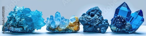 Chalcedony, a type of quartz featuring microcrystalline structure and various formation habits. photo