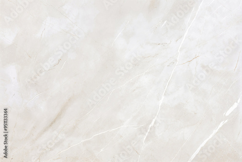 White marble texture background, pattern of polished stone surface with natural veining and grain in light beige color for interior design and backdrop.