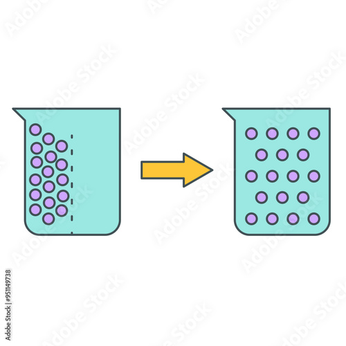 biology diffusion illustration