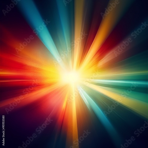 abstract background with rays